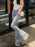 Waist Y2k Jeans Women Skinny Sexy Streetwear Chic Fashion Summer Vintage Hotsweet Ladies Ulzzang Simple Flare Denim