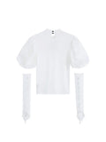 Women Slim Fit Bodycon Sexy See-through Mesh Turtleneck Patchwork Chic Hollow Out T-shirt Streetwear Fashion Vintage