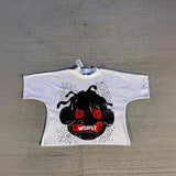 Gothic Punk Graphic Printing 0Versized T-Shirt For Men And Women Leisure