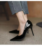 Summer New Simple French Nude Pointed Flat Shoes Soft Soles Shoes Commuting Single