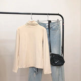 Sleeve T-shirts Women 4XL All-match Ulzzang Simple Teens Top Tees Harajuku Stylish Soft Fashion Clothing Elegant