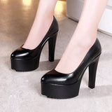High Heel 13Cm Thin Heel Cheongsam Model Catwalk Shoes Women's Thick Soles Waterproof Platform Professional