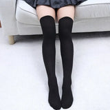 Spring and autumn thick high tube stockingsOutfit