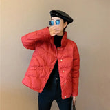 Light And Light Down Jacket Female Short Autumn New White Duck Down Small Fashion Style Winter Coat Tide-Outfit