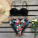 Bikini 2023 Female Swimsuit Women Swimwear Thong Push Up Bikinis Set High Waist Swimming Suits Ruffled Bathing
