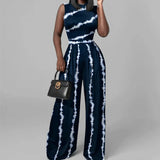 Women's Clothing In The Spring Of 2025 New Fashion Hot Casual Trousers Dress Print Sleeveless