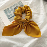 Women Rabbit Ear Hair Scrunchie Vintage Knot Elastic Hair Band Girl Ponytail Holder Hair Ring Rope Fashion Hair