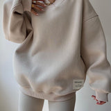 Loose Wear 2025 Autumn And Winter 2025 New V Collar Long Sleeves With The Coat Of