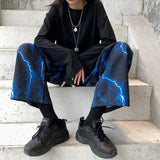 Streetwear Harajuku Fashion Wide Leg Baggy Pants Hippie Oversize Aesthetic Grunge Hip Hop Trouser For Women Alt