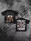 Cartoon Graphic T-Shirt Soho Mortar Goth Super T-Shirt Couple Y2k Top Korean Goth Men's