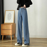 wide-leg jeans women's straight drape loose spring style 2022 new spring clothes are thin and mopping long