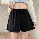 Shorts Safety Pants Women's Anti-empty Leggings Thin Home Shorts Without Curling Ice Silk Breathable Women