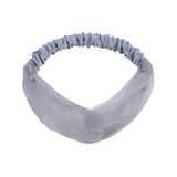 Headband Cross Top Knot Elastic Hair Bands Soft Solid Color Girls Hairband Hair Accessories Twisted Knotted