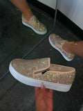 Zingj Station Autumn And Winter 2024 Fashion Diamond Zipper Large Size Thick-Soled Love Shoes