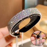 Women Elegant Luxury Rhinestone Tassel Ponytail Hair Claws Lady Sweet Meatball Hair Clips Headband Fashion Hair