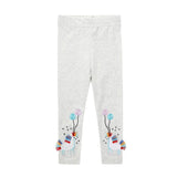 Leggings 100% Cotton Boy's Trousers Fille Kids Pants Girls Pants Skinny Print Cartoon Pattern Children Leggings