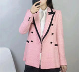Tweed Contrast Blazer- Outfit