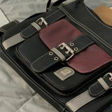 90s Vintage Pu Leather Y2K Crossbody Bag-Outfit