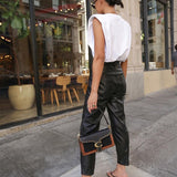 Sleeveless Top Female O Neck White Women Blouse Shirt Ladies Loose solid Chic Casual Blouses Black Cotton