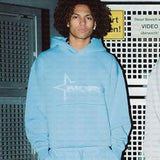 Chao Brand Letter Loose Sweater Y2K Hip Hop Street Pullover Casual Top For Men And