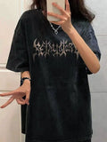 oversized t-shirt with butterfly