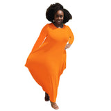 Women Letter Printed African Dress For Women 2023 Summer Short Sleeve O-Neck Dress Casual Loose Maxi Long Dresses