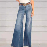 Vintage Wide-Leg Jeans Woman 211-1-Outfit