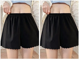 Shorts Safety Pants Women's Anti-empty Leggings Thin Home Shorts Without Curling Ice Silk Breathable Women