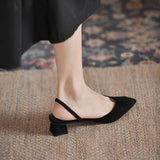 Sandals Women 2025 New Summer Simple Sharp Heeled Sandals Women's High Heel Fine Fashion Single