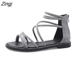 Women Sandals 2023 Summer Shoes Woman Flat Sandals Beach Shoes sandalias mujer chaussures femme