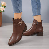 Zingj Plus Velvet Spot Martin Boots Women's Leather Boots Artificial PU Material A Foot Pedal Autumn Winter Fashion Boots