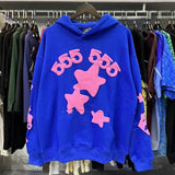 Printed High Street Couple Loose Hooded Sweater Leisure Trousers Sports