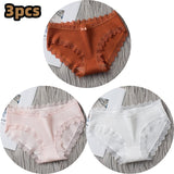Cotton Panties Women Comfortable Underwears Sexy Middle-Waisted Underpants Female Lingerie Big Size Ladies