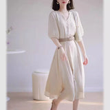Zingj Summer Socialite High-End Dress Light Luxury Elegant Intellectual Temperament Women's Wear Goddess High Sense Show Thin