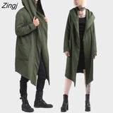 Autumn Winter Warm Unisex Soft Long Sleeve Solid Color Hooded Wool Blends Coat Cloak Cosplay Lovers