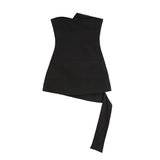 Women Y2k Mini Dress Holiday Party Sleeveless Sexy Dress Korean Black E-girl Vintage Female Elegant Fashion Design