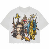 Y2K T-Shirt, Men's Wear, Women's Wear, Vintage Hip-Hop Graffiti, Graphics Printing Street Clothes, Oversized