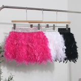 Shooting Feather Dress Small Pony Short Skirt Birthday Dress Dress Princess Short Dress