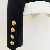 New Star Fashion Hit Color Repair A Buckle Suit Jacket