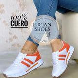Women's Shoes 2023 Spring New Leisure Sports Shoes Women's Breathable PU Sports Shoes Fashion Student