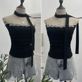 Shooting Around The Neck Fluttering Heavy Industry Nail Drill Chest Sleeveless Top With Chest Pad Short Cash Folding Vest