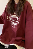Brooklyn Graphic Crew Sweatshirt- Outfit