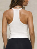 Classic Cami Top with Narrow V Neck