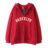 Style Lazy Cardigan Hoodie 2024 Spring And Autumn Oversize Zipper Jacket Couple