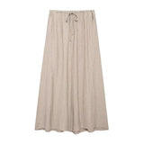 New Textured Vest 8338772 Long Skirt