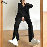 Pants Women Casual Summer Cozy Femme Leisure Breathable Empire Fashion Students Bottoms Simple Korean Vintage High