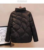 Light And Light Down Jacket Female Short Autumn New White Duck Down Small Fashion Style Winter Coat Tide-Outfit