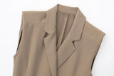 New Autumn Style Double-Breasted Dress With Belt Trench Coat