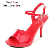 2021 Model Shoes Women Sexy Catwalk Shoes Sandals 9 13 15 17 20 CM High Heels Platform Sandals Girls Shoe Party Club Drop