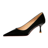 Zingj Fashion Simple Thin With High Heel Shallow Pointed With Women's Shoes Spring And Autumn New Women's Single